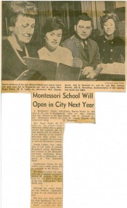 Montessori School of Waukesha in 1964 by The Waukesha Freeman